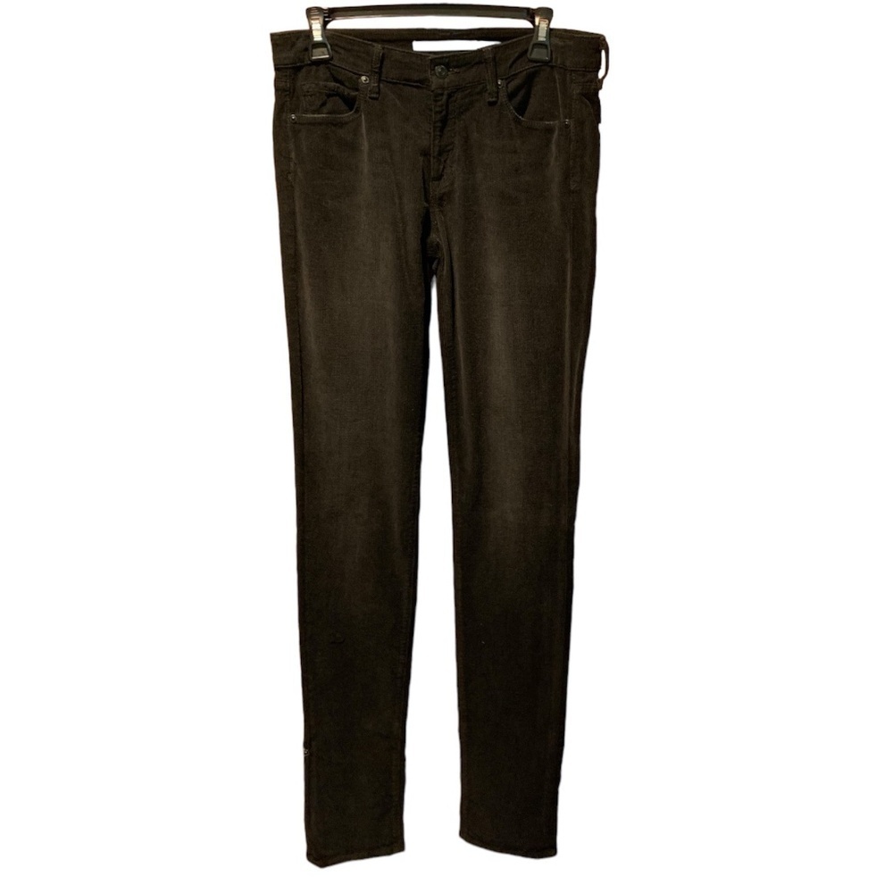 Vince Women's Slim Fit Corduroys in Black Size 28